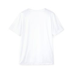 Astronaut Graffiti Tee — Men's Graphic Sports Jersey with 'Never' Box-Head Design