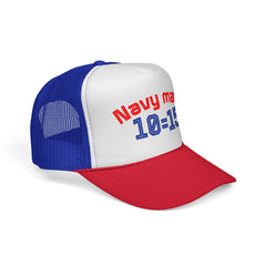 Navy Math Trucker Cap