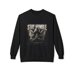 Stay Humble Angel Wings Crewneck Sweatshirt