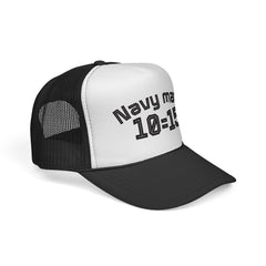 Navy Math Trucker Cap