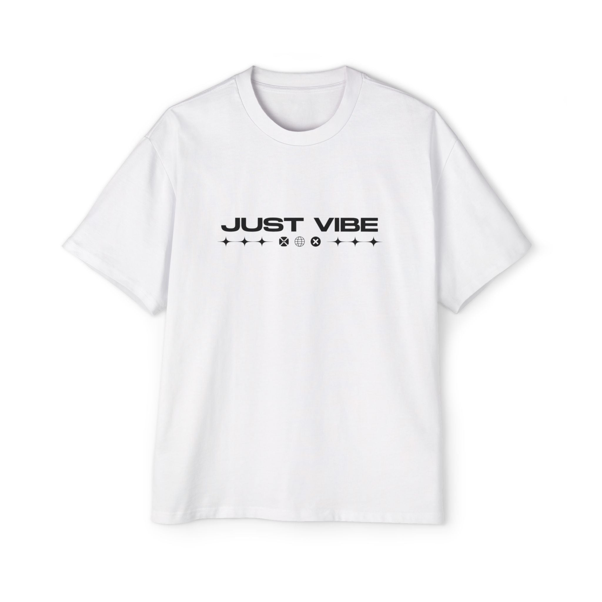 Just Vibe T-Shirt — 'No Rules' Graphic Oversized Tee