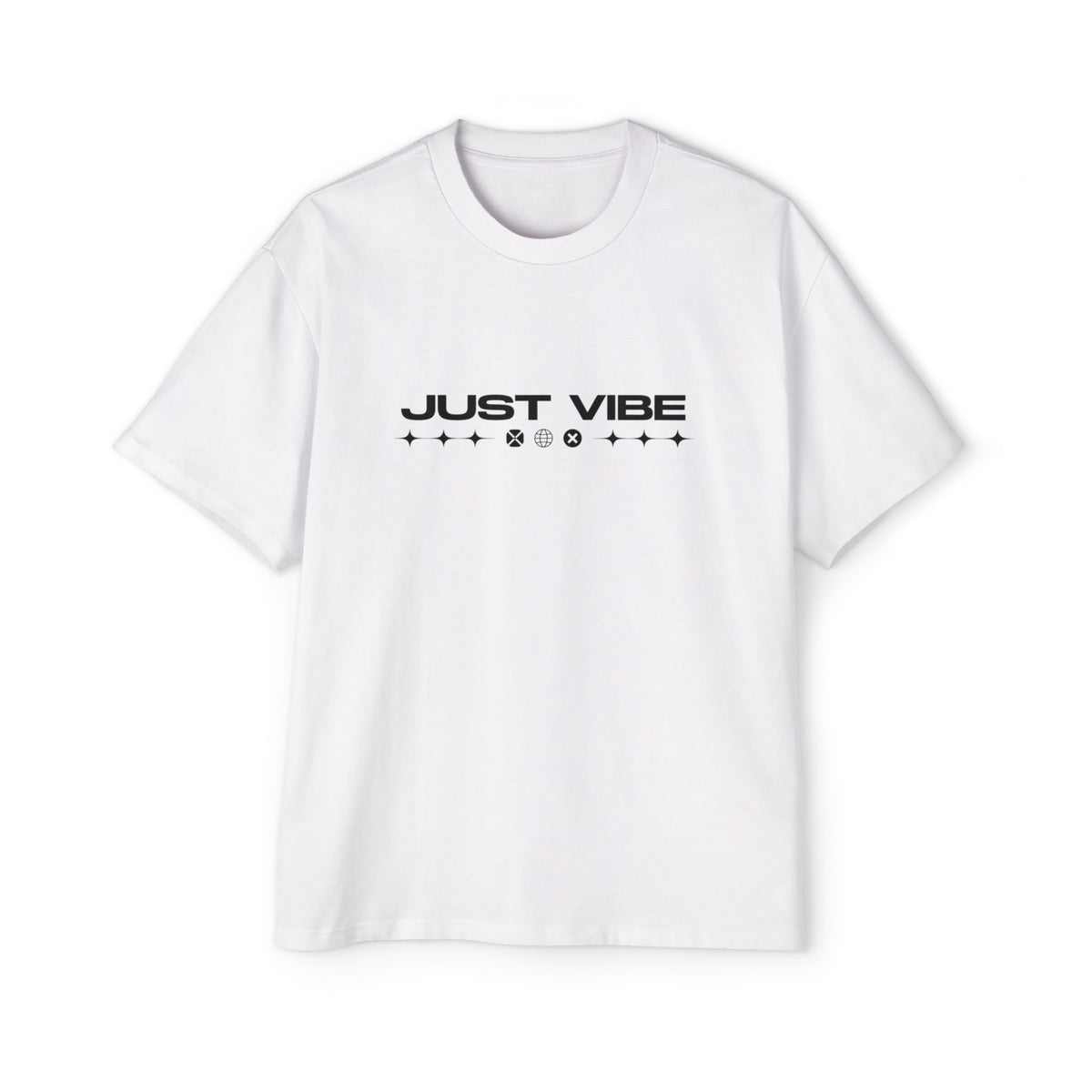 Just Vibe T-Shirt — 'No Rules' Graphic Oversized Tee