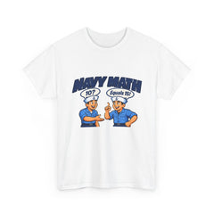 Navy Math Funny Graphic Tee