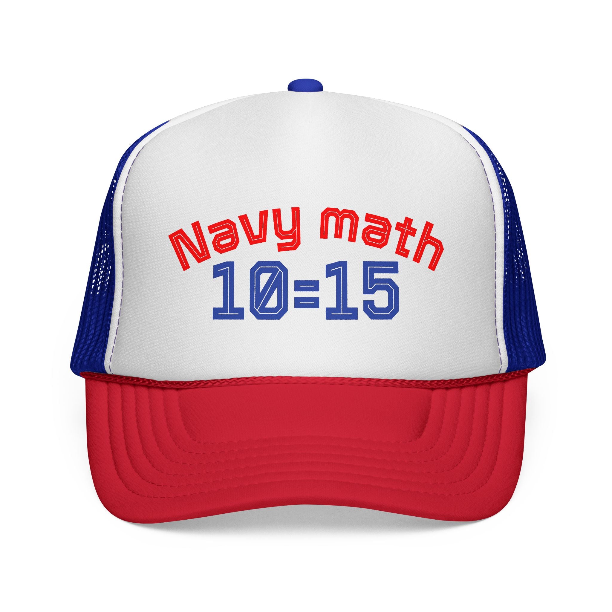 Navy Math Trucker Cap
