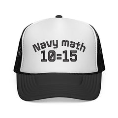 Navy Math Trucker Cap