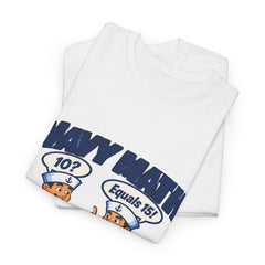 Navy Math Funny Graphic Tee