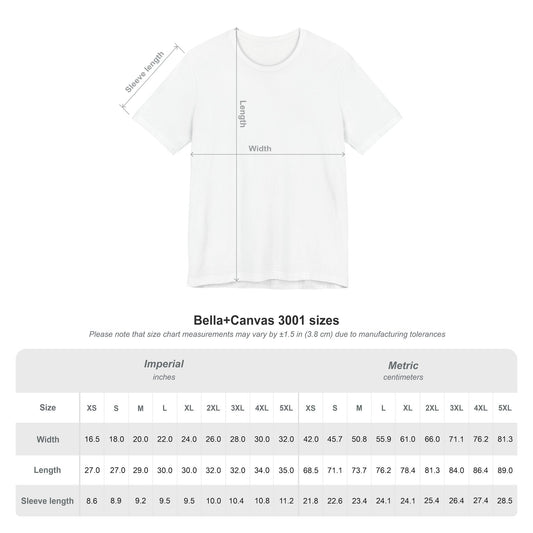 Unisex Jersey Short Sleeve Tee