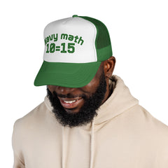 Navy Math Trucker Cap