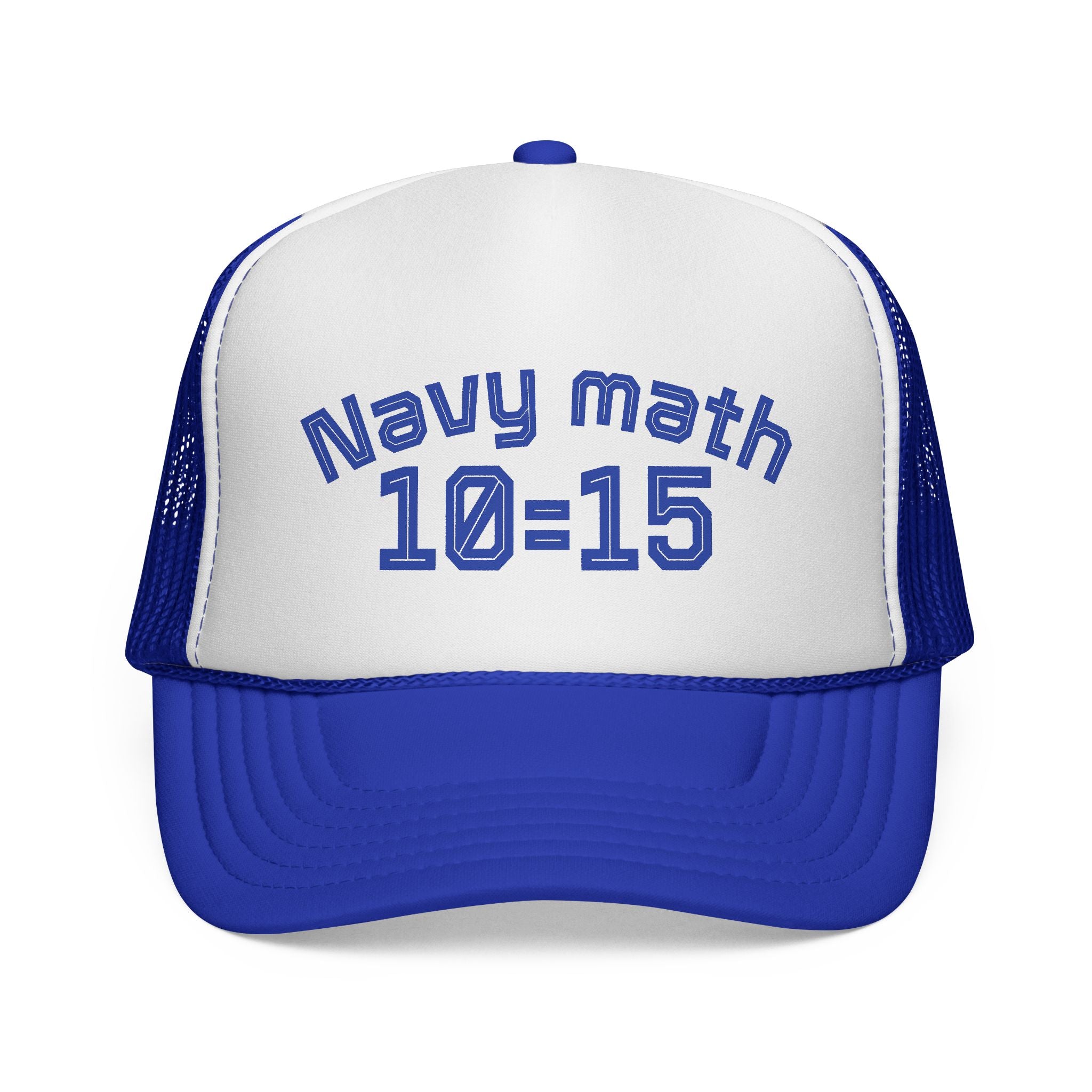 Navy Math Trucker Cap