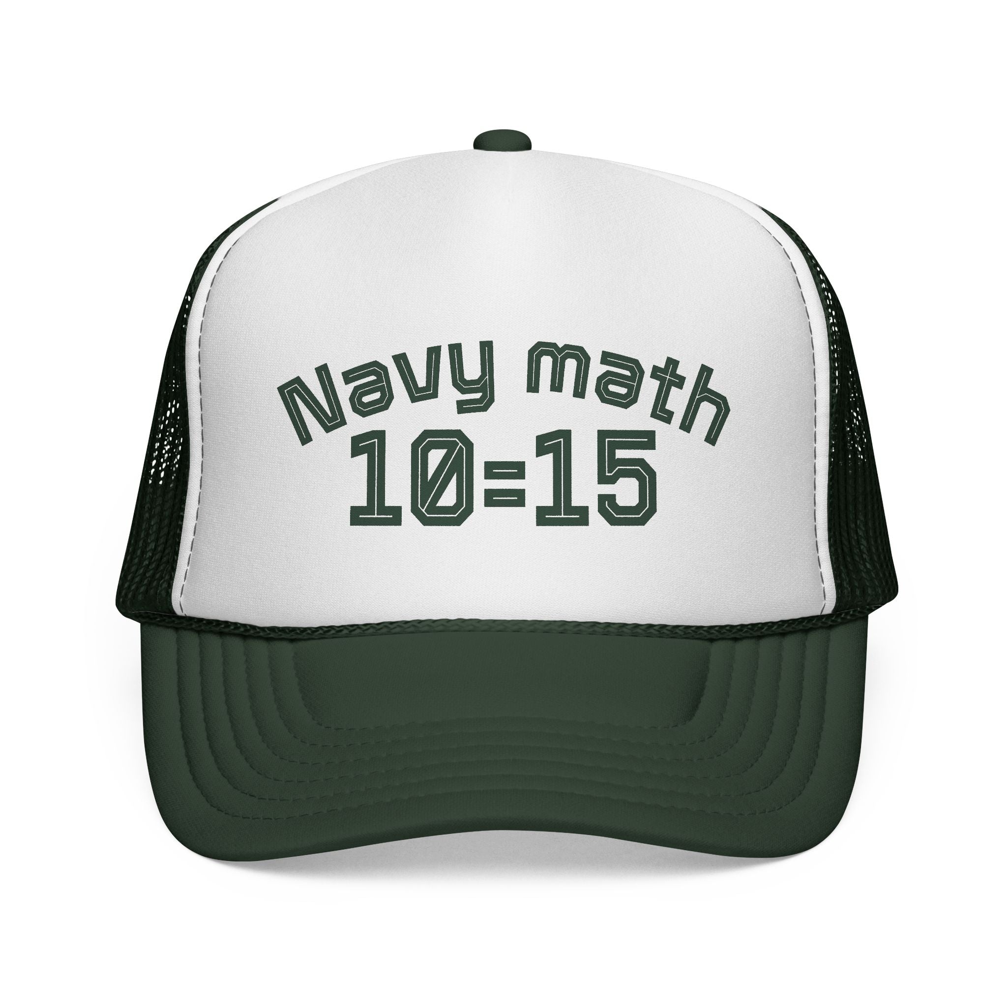 Navy Math Trucker Cap