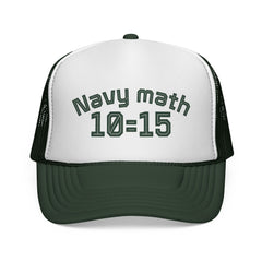 Navy Math Trucker Cap