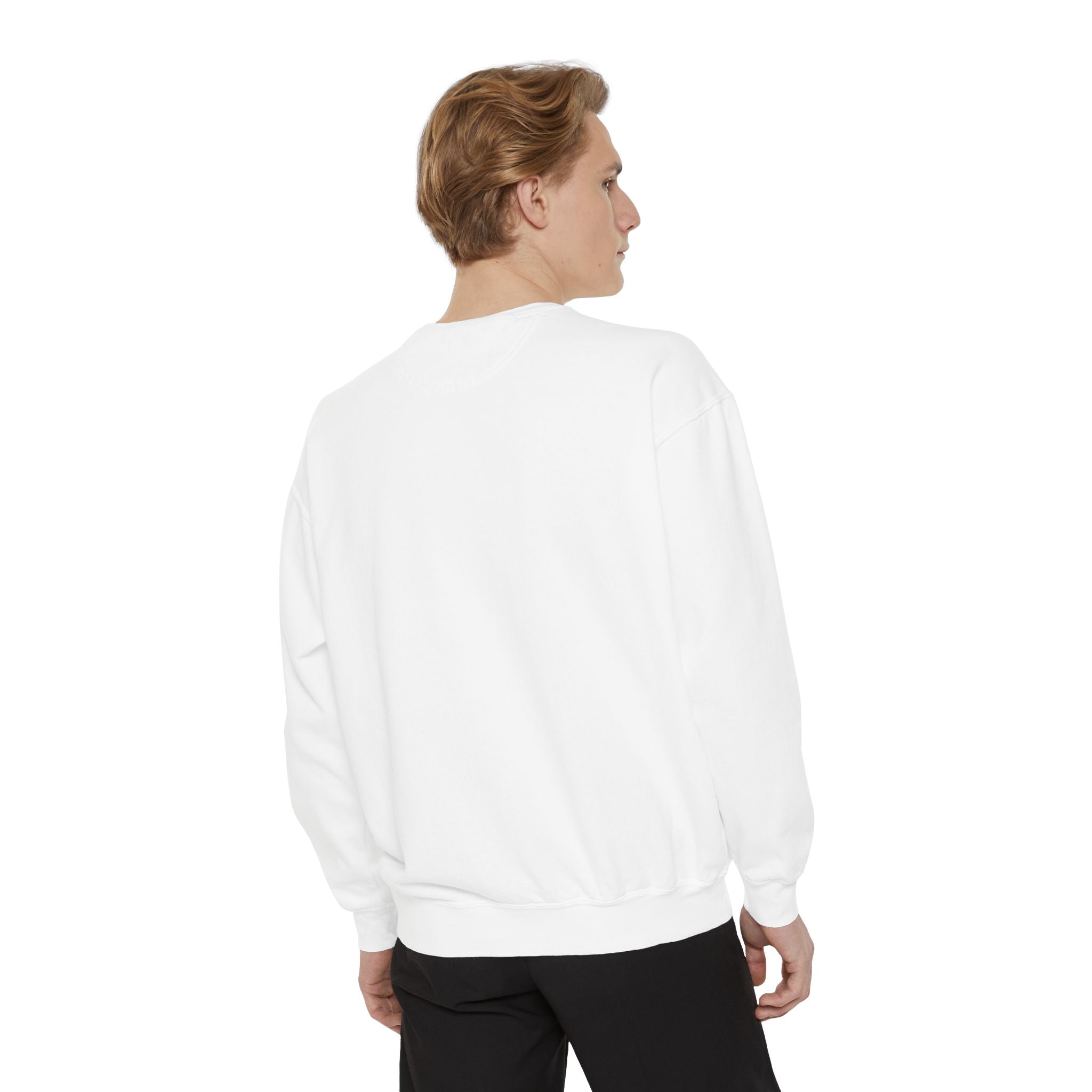 Navy Math Sweatshirt — Retro Sailor Graphic "10? Equals 15!" Crewneck