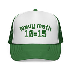 Navy Math Trucker Cap